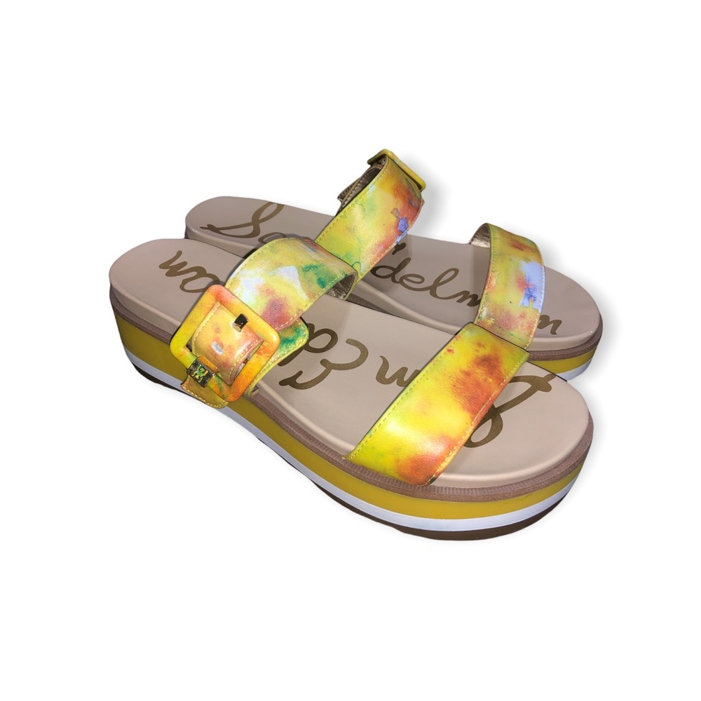 Sam Edelman Agustine Multi-Colored Platform Sanda… - image 2